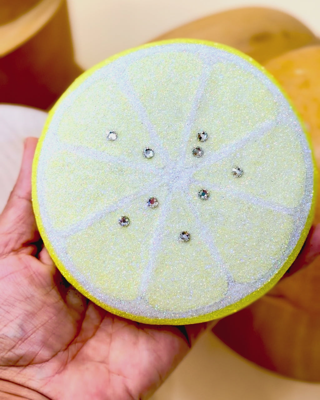 Lemon Sparkle Pillbox Fascinator | Whimsical Citrus Millinery